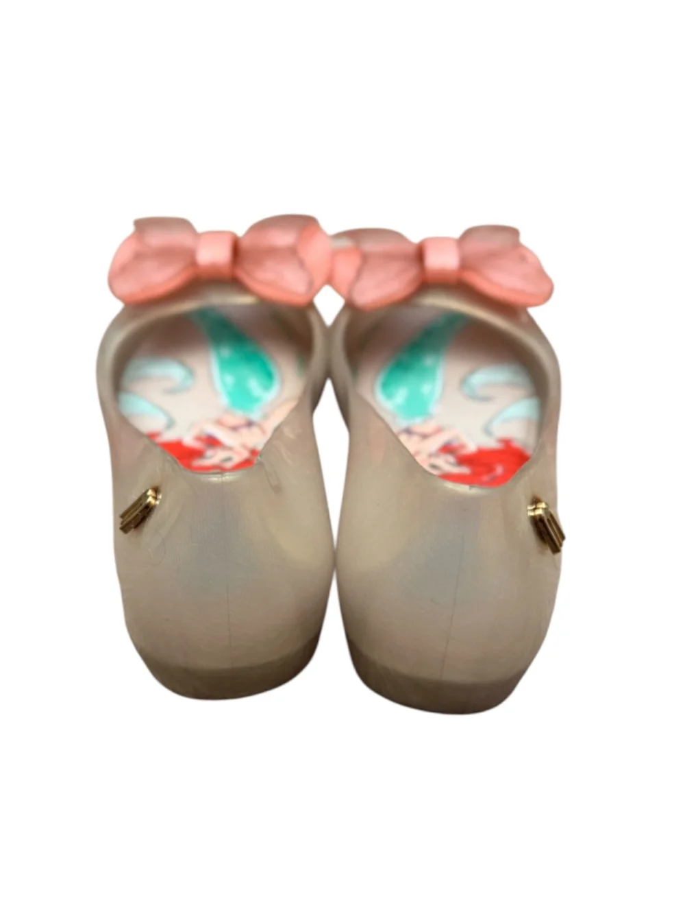 Mel by Melissa x Disney Little Mermaid Girls Size 11 Jelly Flats Ariel